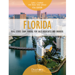 Florida Real Estate Exam Manual Printed Outline with 500 Question Workbook for Sales Associates and Brokers 48th Edition Updated for 2025