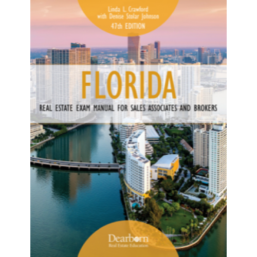 Florida Real Estate Exam Manual Printed Outline with 500 Question Workbook for Sales Associates and Brokers 48th Edition Updated for 2025 Florida Real Estate Exam Manual Printed Outline with 500 Question Workbook for Sales Associates and Brokers 48th Edition Updated for 2025