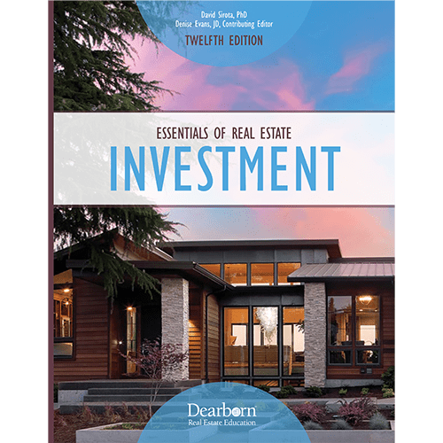 Textbook for Broker Post License Course- Essentials of Real Estate Investment. 12th Edition Textbook for Broker Post License Course- Essentials of Real Estate Investment. 12th Edition
